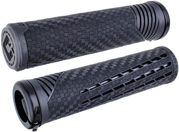 Chwyty kierownicy ODI GripsCF Lock-On Grips Pearl Black Gray