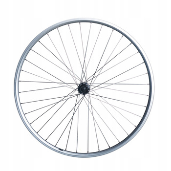 Koło tył 28" na Kasetę 8rz. QR/OBR.SREBRNA