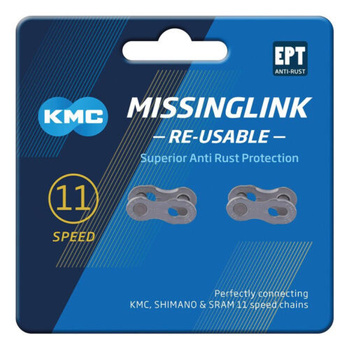 Złączka łańcucha KMC 11rz. EPT Sil Blister 2szt.
