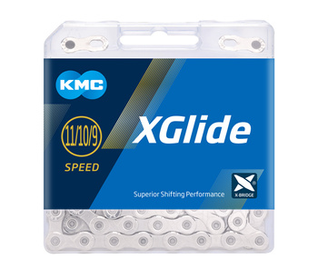Łańcuch 9-11rz. KMC X-Glide Cues 126og. EPT Box