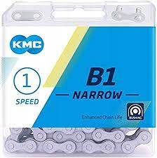 Łańcuch 1rz. KMC B1 Wąski Sil 112og. Box