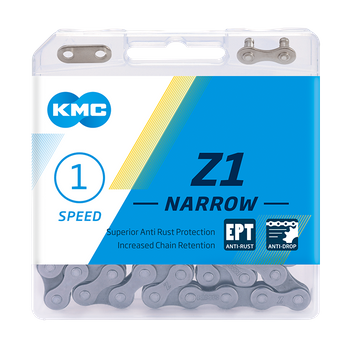 Łańcuch 1rz. KMC Z1 Wąski EPT 112og. Box